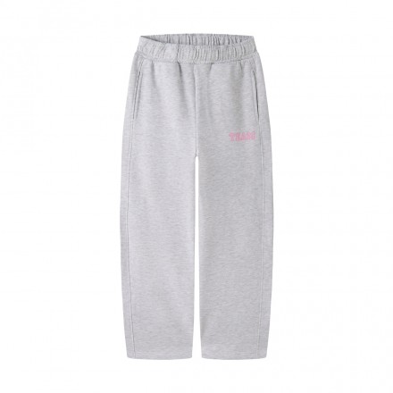 NAME IT NKFVIMA BARREL SWE PANT BRU 13260568-LIGHT GREY MELANGE Grey