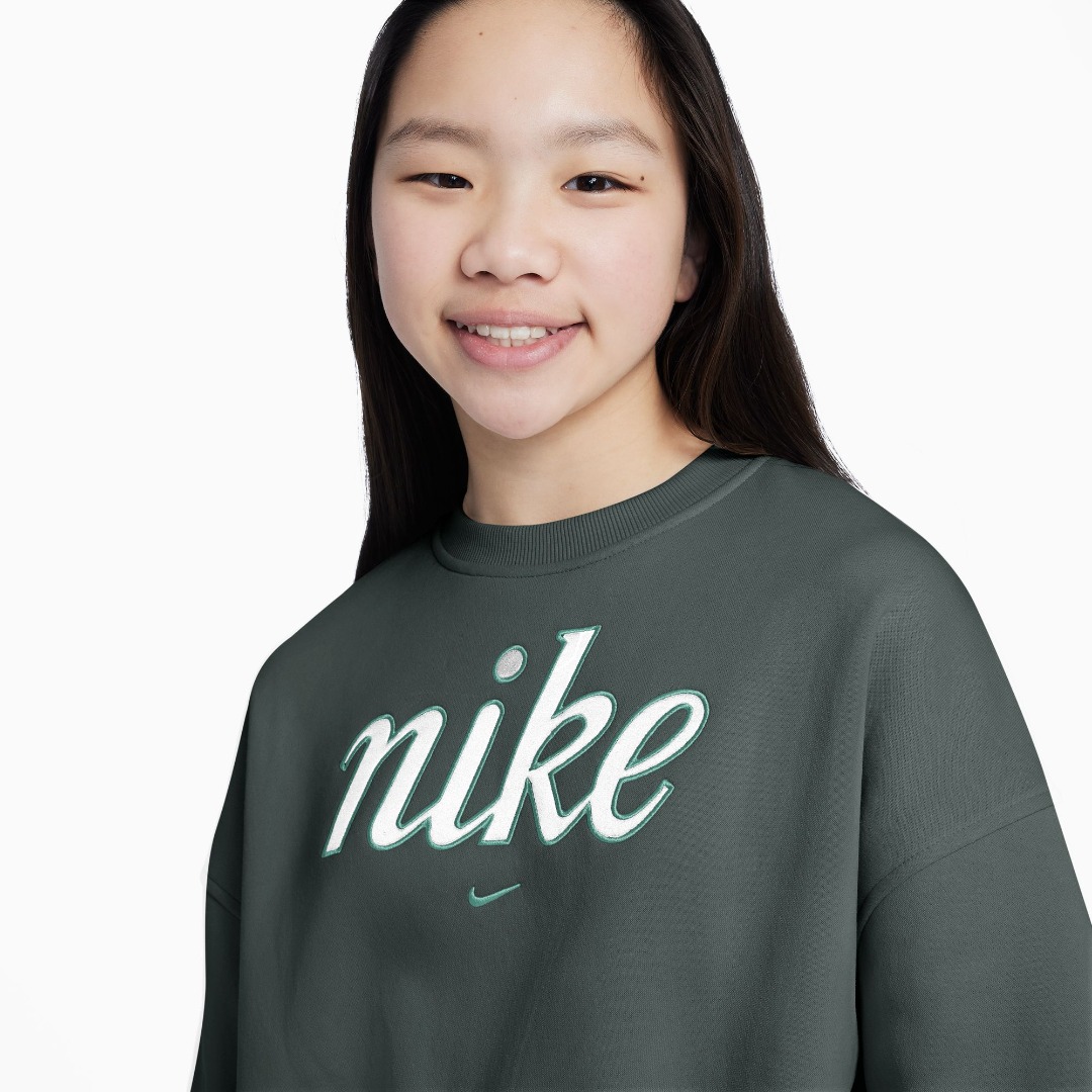 NIKE G NSW CLUB FLC BXY CRW GX STAR FZ5566-339 Πετρόλ