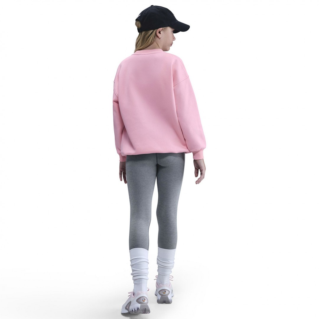 NIKE G NSW CLUB FLC OVRSZD CREW LBR FD2923-690 Ροζ