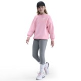 NIKE G NSW CLUB FLC OVRSZD CREW LBR FD2923-690 Ροζ Εικόνα 3