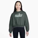 NIKE G NSW CLUB FLC BXY CRW GX STAR FZ5566-339 Πετρόλ Εικόνα 