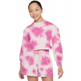 NIKE G NSW WASH CREW JSY DX5071-623 Fuchsia Image 