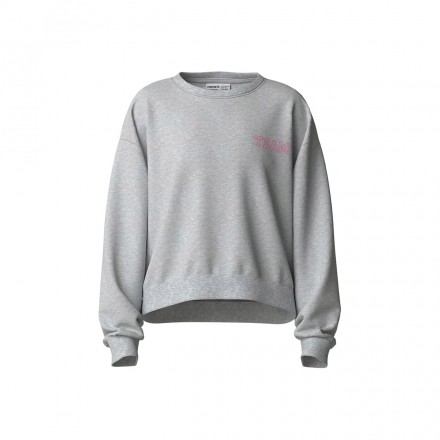 NAME IT NKFVIMA LS RLX SWEAT BRU 13260570-LIGHT GREY MELANGE Grey