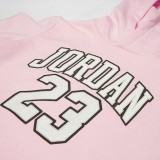 JORDAN HBR FLC PO HOODIE 45C479-A9Y Pink Image 2