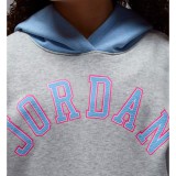 JORDAN BLUE JEANS & BLING PO HOODIE 45F193-G2H Grey Image 2