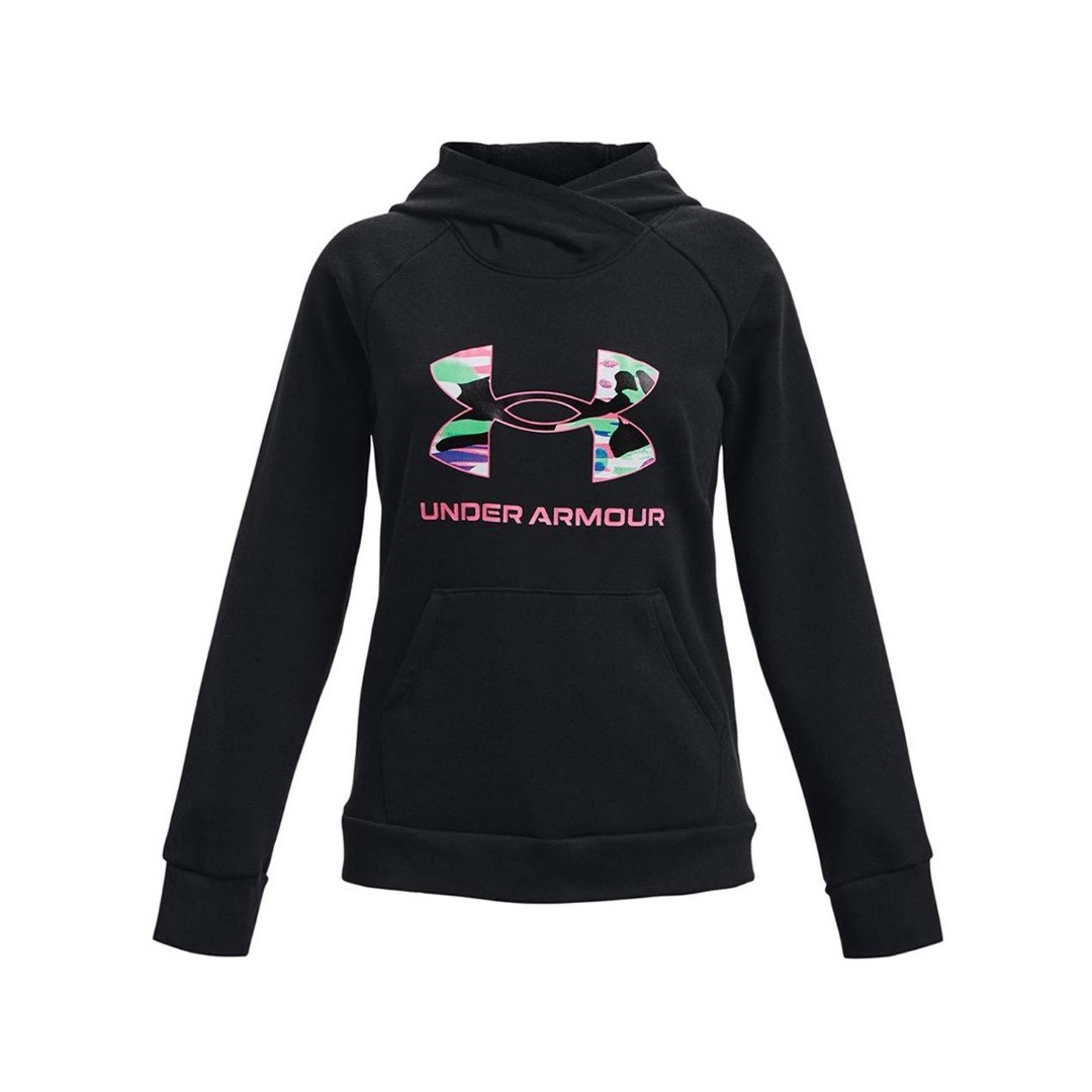 UNDER ARMOUR RIVAL FLEECE BL HOODIE 1373127-001 Black