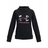 UNDER ARMOUR RIVAL FLEECE BL HOODIE 1373127-001 Black Image 