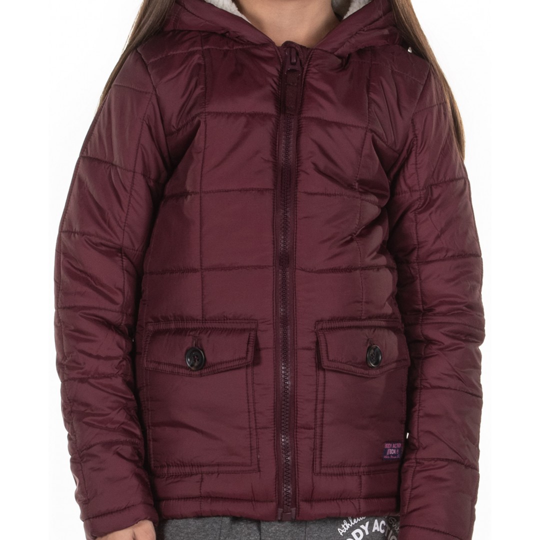 BODY ACTION GIRLS' JACKET 072801-01-08E Μπορντό