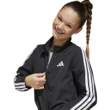 adidas sportswear JG 3S WV T JKT JD6508 Μαύρο Εικόνα 1