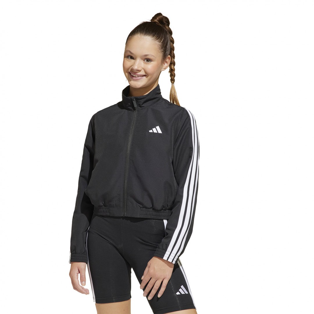 adidas sportswear JG 3S WV T JKT JD6508 Μαύρο