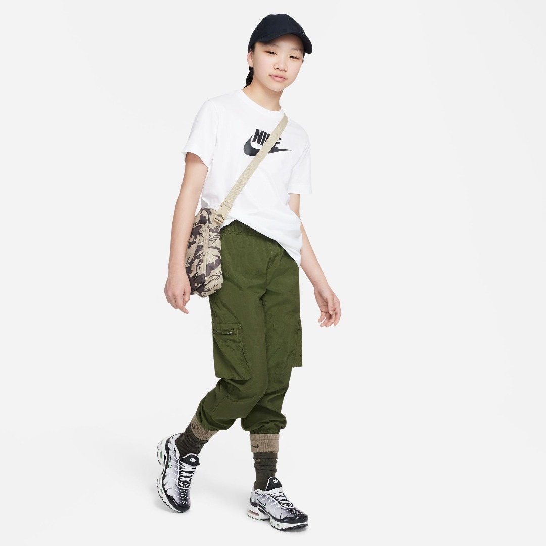 NIKE G NSW TEE FUTURA SS BOY FD0928-100 Λευκό