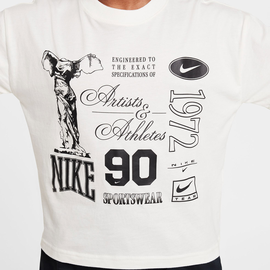 NIKE G NSW TEE DANCE HM6306-133 Ecru