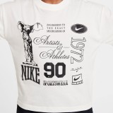 NIKE G NSW TEE DANCE HM6306-133 Ecru Image 2