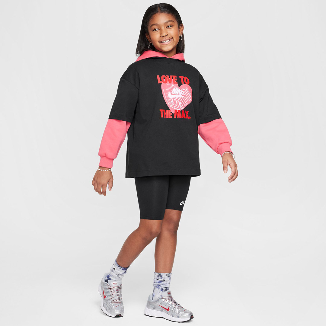 NIKE G NSW TEE HEART HM6323-010 Black