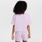 NIKE G NSW TEE CROP FUTURA HBR FZ5548-537 Λιλά Εικόνα 0