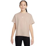 NIKE G NSW TEE BOY ESSNTL LBR FZ5539-126 Beige Image 