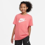 NIKE G NSW TEE FUTURA SS BOY FD0928-894 Coral Image 