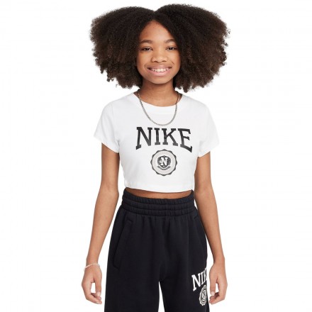NIKE G NSW TEE GRAPHIC STAR CROP IB3567-100 Λευκό