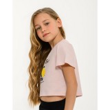 BODYTALK CROP TOP SS 1261-704220-00304 Ροζ Εικόνα 1