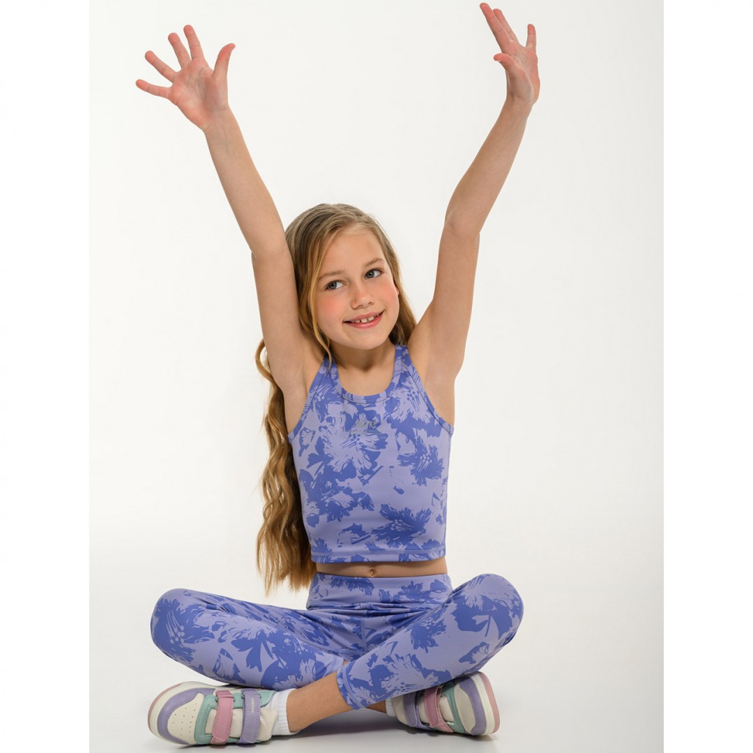 BODYTALK GYM CROP TOP 1261-705220-03039 Μπλε