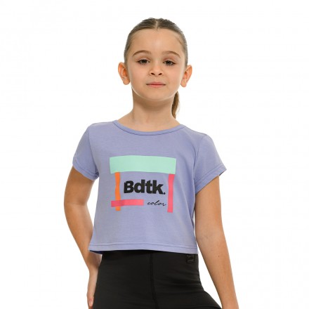 BODYTALK TSHIRT SS CROP 1261-703020-03039 Blue