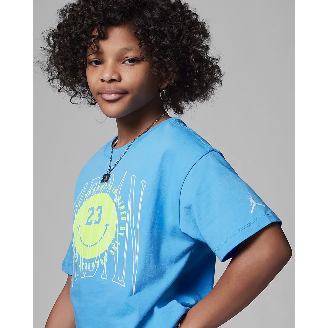 JORDAN 23 RISE UP SS TEE 45C200-B9F Τιρκουάζ