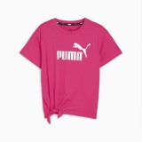 PUMA ESS+ LOGO KNOTTED TEE G 846956-48 Fuchsia Image 2