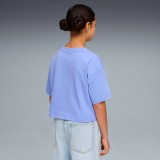 PUMA ESS 2 COLOR NO. 1 LOGO  SHORT LENGTH TEE G 686071-60 Purple Image 2
