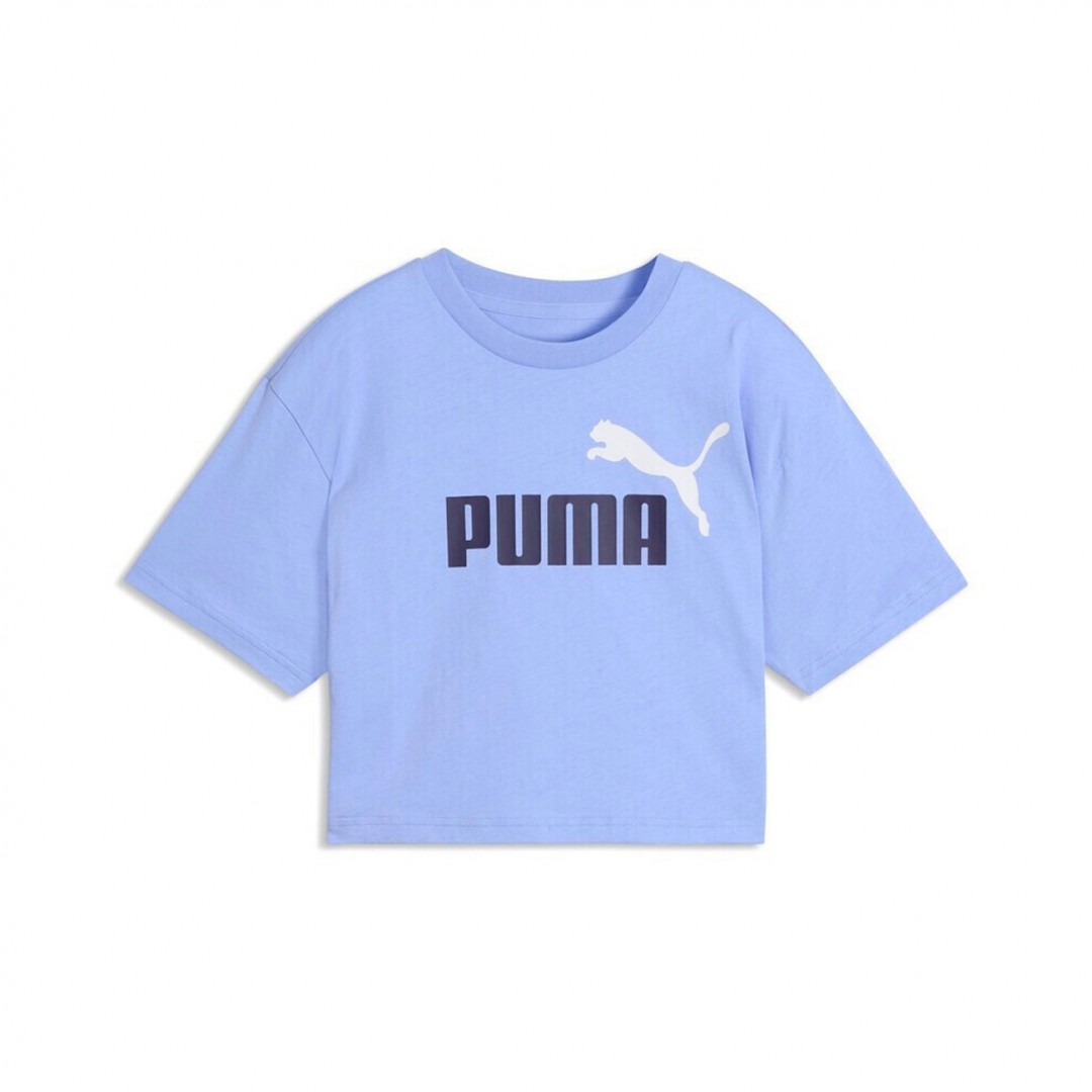 PUMA ESS 2 COLOR NO. 1 LOGO  SHORT LENGTH TEE G 686071-60 Purple