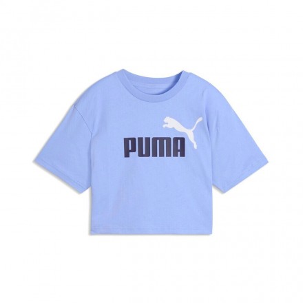 PUMA ESS 2 COLOR NO. 1 LOGO  SHORT LENGTH TEE G 686071-60 Purple