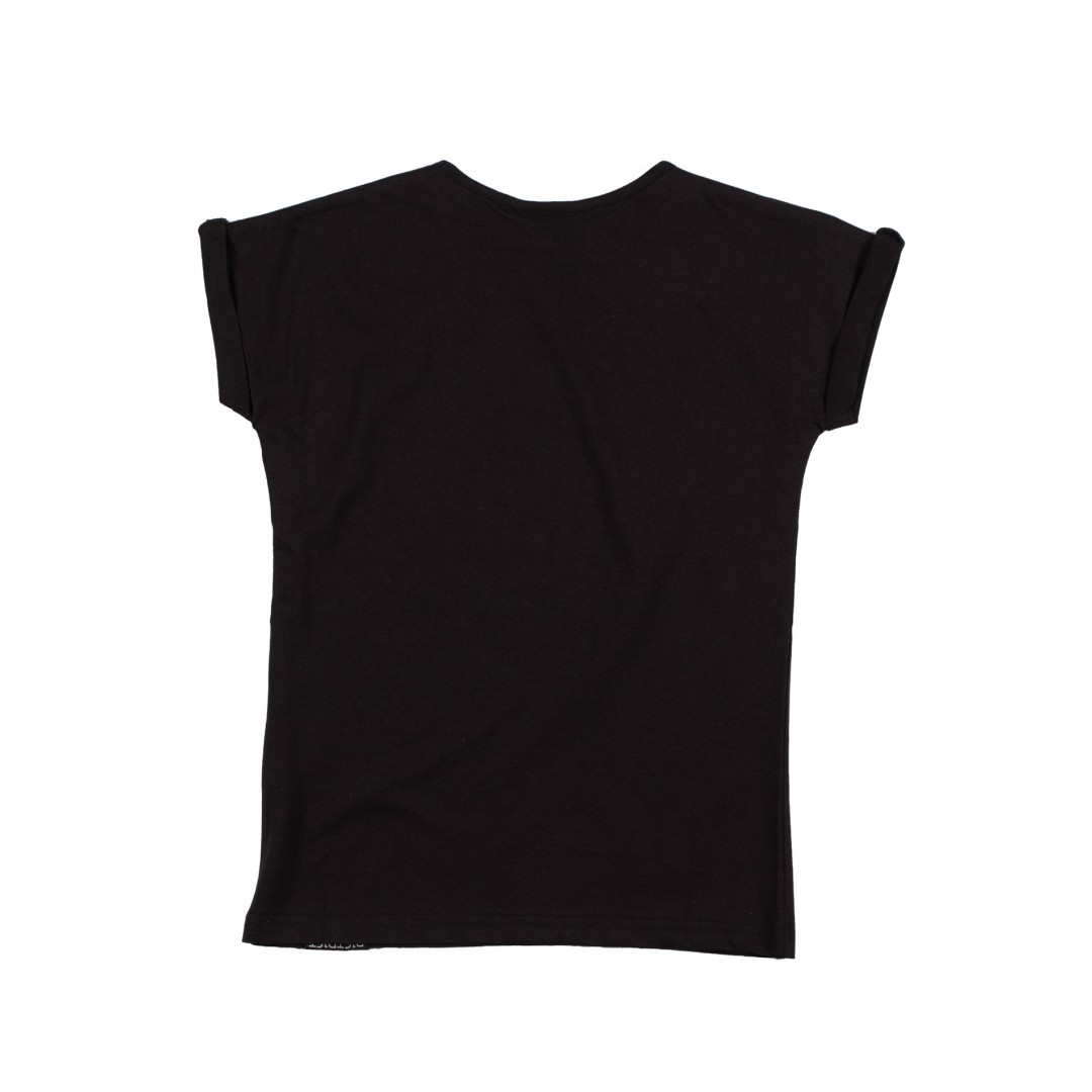 DISTRICT75 GIRLS' TEE 120KGSS-746 Black