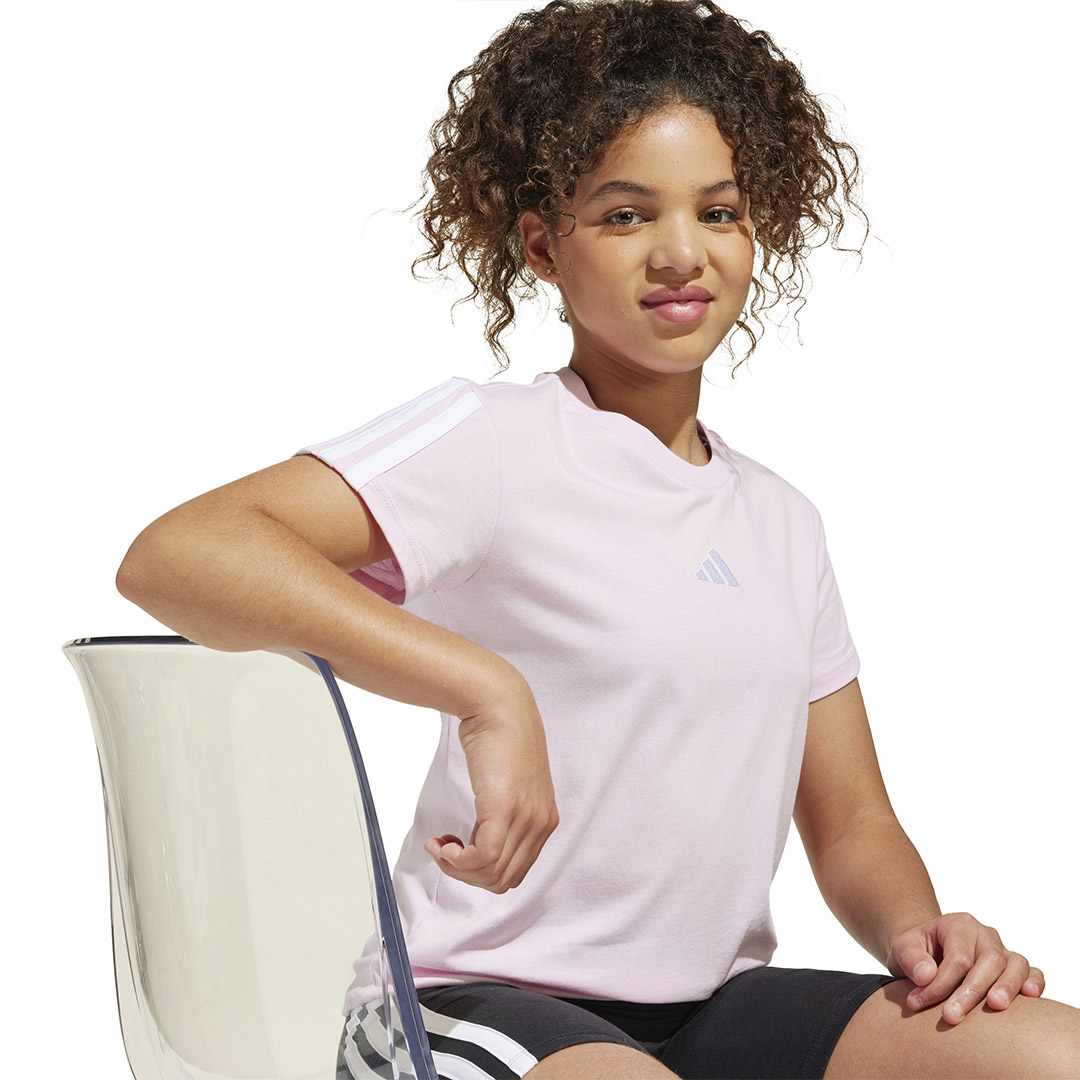 adidas sportswear JG 3S TEE 160 JF3678 Pink