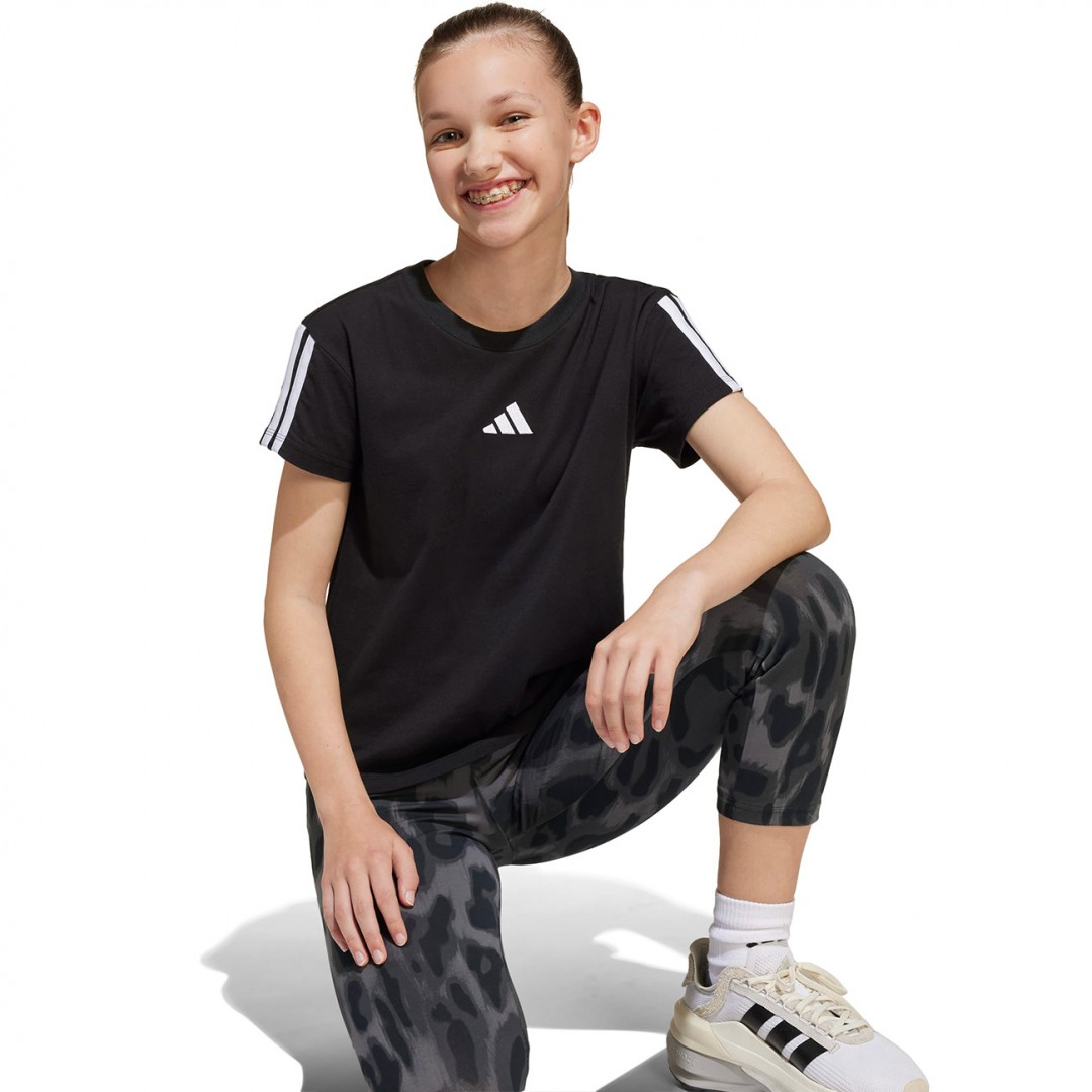 adidas sportswear JG 3S TEE 160 JJ0946 Μαύρο