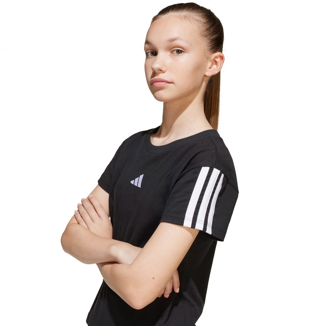 adidas sportswear JG 3S TEE 160 JJ0946 Μαύρο