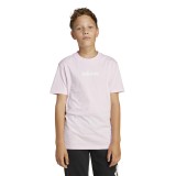 adidas sportswear J LIN TEE 160 JC9750 Pink Image 