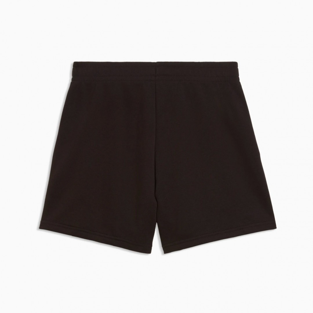 PUMA ESS LOGO HIGH WAIST SHORTS TR G 691721-01 Black