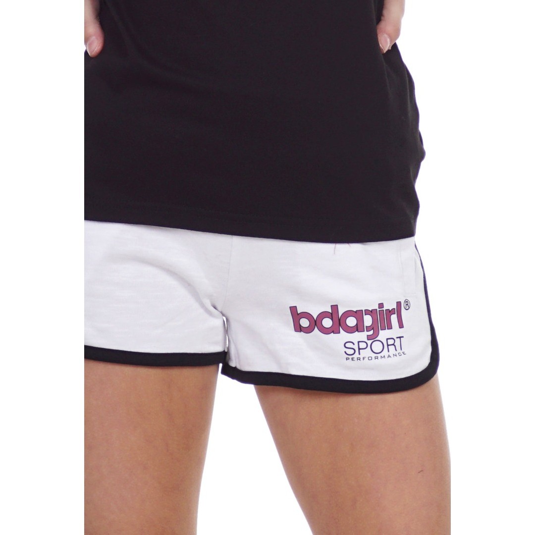 BODY ACTION GIRLS ATHLETIC SHORTS 032101-01-02 White