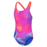 SPEEDO GIRLS DIGITAL ALLOVER POWERBACK 8-00373418166 Colorful Image 
