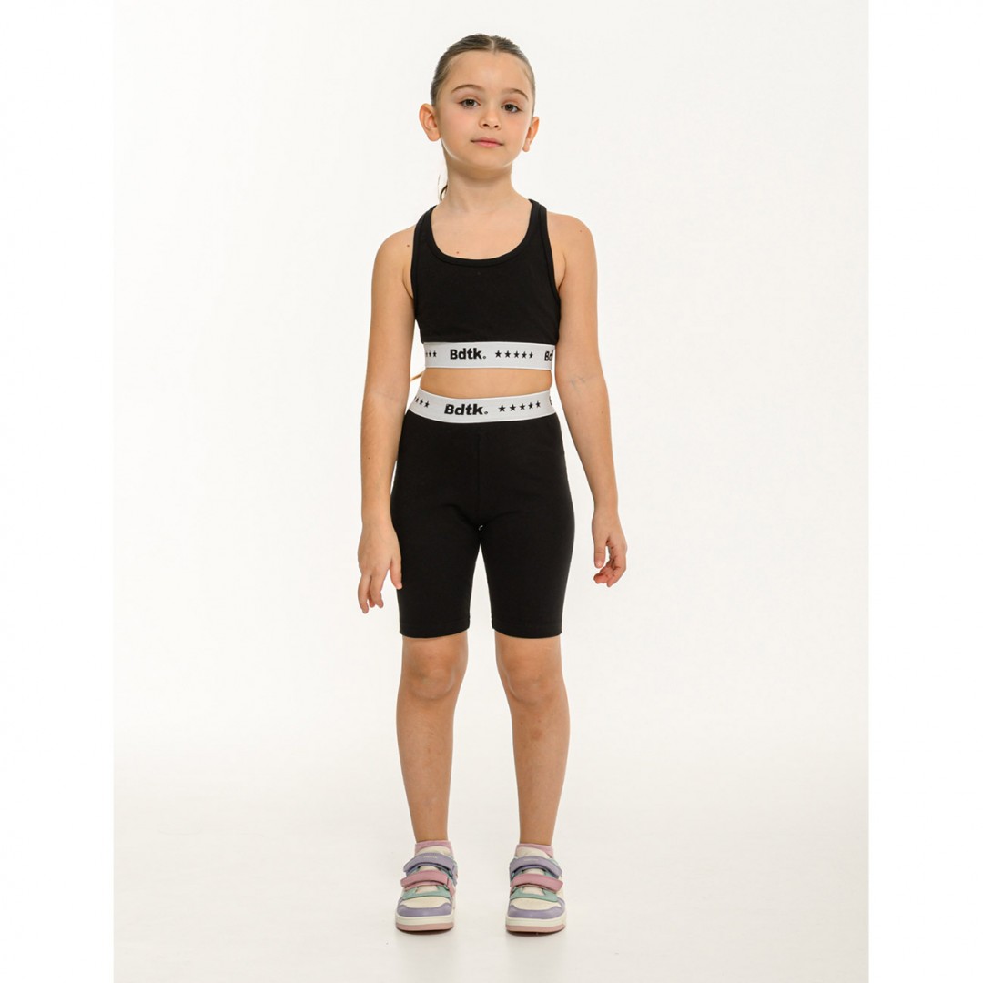 BODYTALK LAID BACK GYM LEGGINGS 2/4 1261-705014-00100 Μαύρο