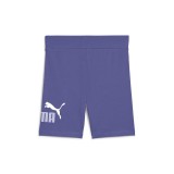 PUMA ESS 2 COLOR LOGO  SHORT LEGGINGS G 686074-64 Purple Image 0