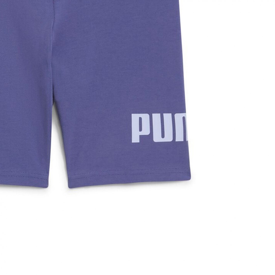PUMA ESS 2 COLOR LOGO  SHORT LEGGINGS G 686074-64 Purple