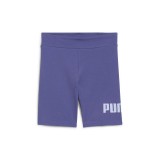 PUMA ESS 2 COLOR LOGO  SHORT LEGGINGS G 686074-64 Purple Image 