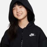 NIKE G NSW CLUB FLC OVRSZD FZ LBR FD2931-010 Black Image 1