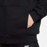 NIKE G NSW CLUB FLC OVRSZD FZ LBR FD2931-010 Black Image 2
