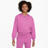 NIKE G NSW FZ HDY JSY LBR FN8595-675 Φούξια Εικόνα 