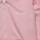 GSA SPORT HOODIE JACKET (BRUSHED) 28-3408-LIGHT PINK Ροζ Εικόνα 1
