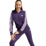 adidas sportswear JG 3S FT FZ CRO JY4985 Purple Image 1