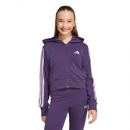 adidas sportswear JG 3S FT FZ CRO JY4985 Purple