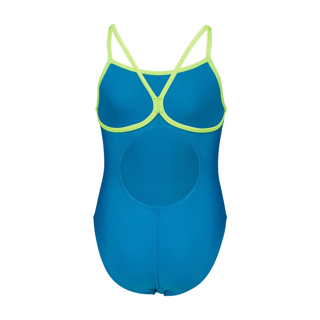 ARENA LOGO KIDS GIRL ONE PIECE 003605-800 Turquoise