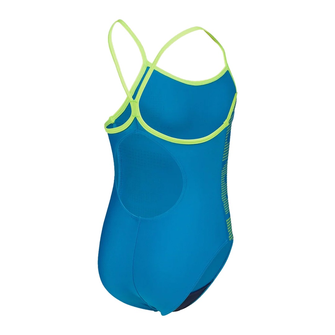 ARENA LOGO KIDS GIRL ONE PIECE 003605-800 Turquoise